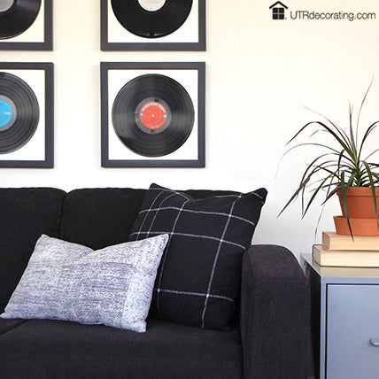 Decorate using your old vinyl records